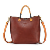 Out West Mini Crossbody Tote - Brown