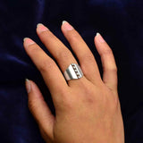 Sterling Silver Shield Ring