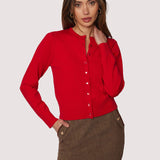 Raphaela Cardigan - Holiday Red