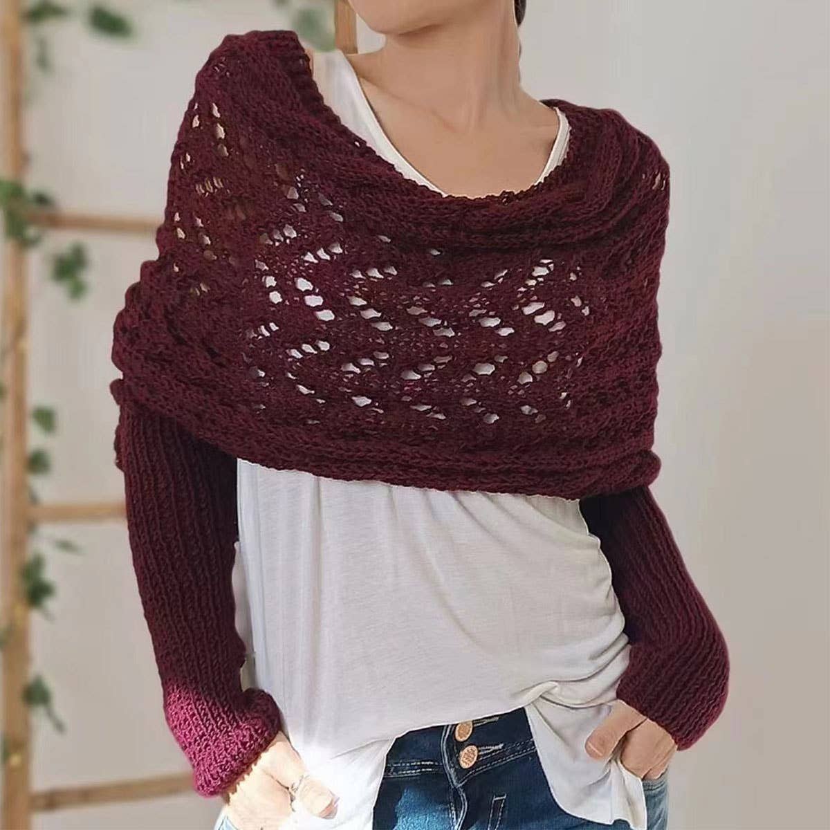 Infinity Scarf with Sleeves