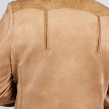 Western Suede Blazer - Curry