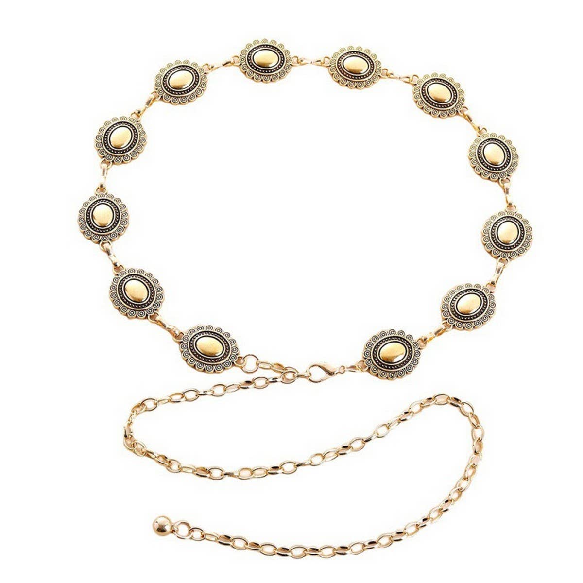 Retro Metal Chain Belt