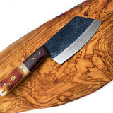 Handmade Carbon Steel Cleaver for Kitchen & Outdoor use by Titan International Knives TC-038