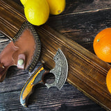 Titan Custom Alaskan Ulu style blade, perfect for outdoors a