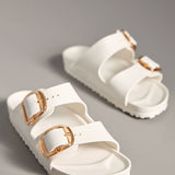 Arizona Big Buckle EVA Sandals - Eggshell