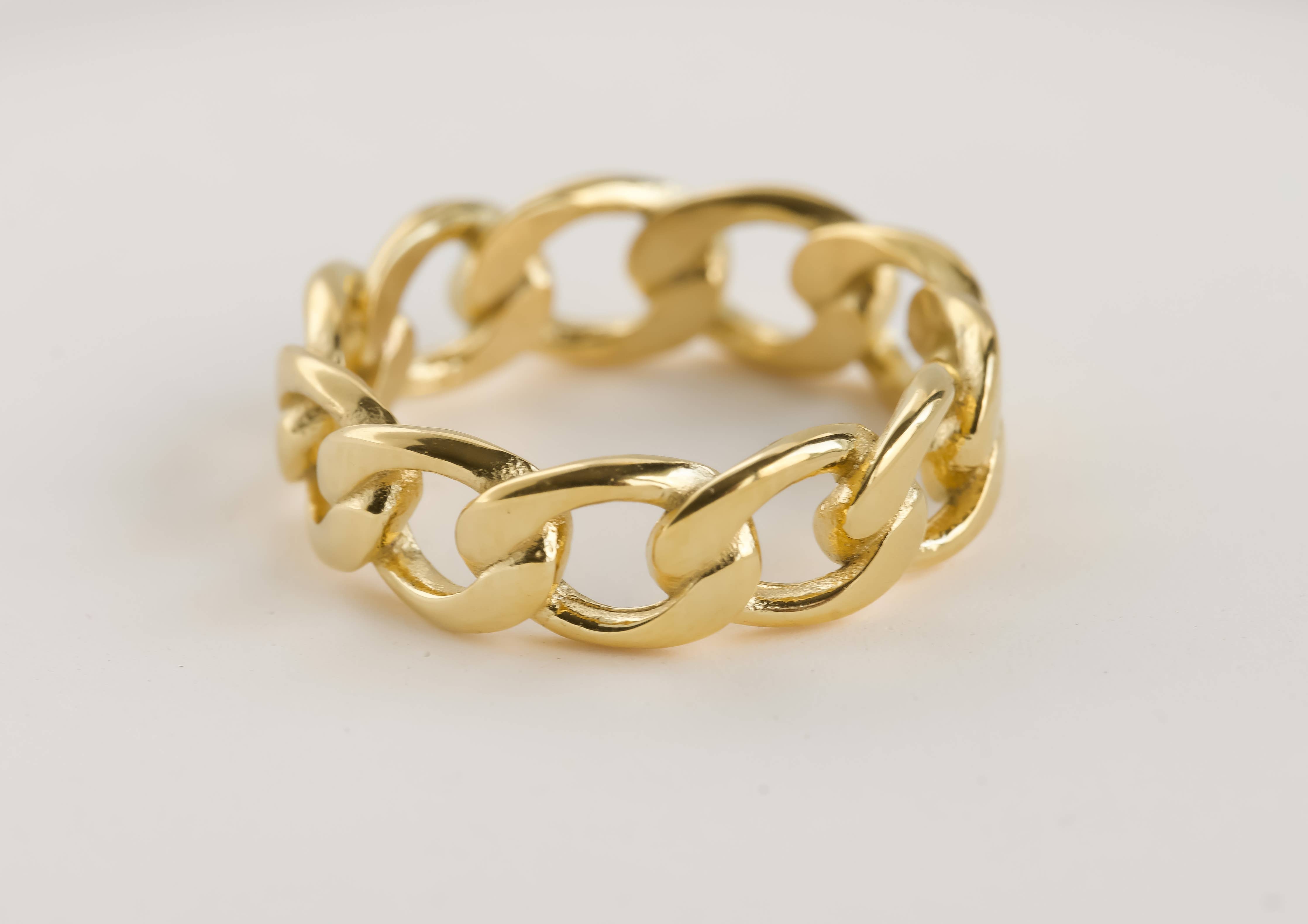 Dainty Gold Rings - Waterproof 18k Gold Stackable Rings