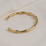 Gold Cuff Bracelet - Waterproof Bold Cuffs - Bangle Bracelet