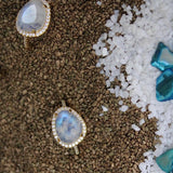 Skye Halo Moonstone Ring