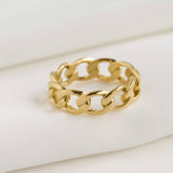 Dainty Gold Rings - Waterproof 18k Gold Stackable Rings