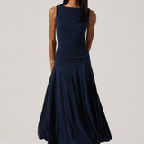 Melisandre Midi Dress - Midnight Blue