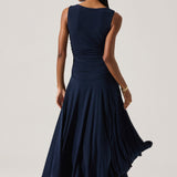 Melisandre Midi Dress - Midnight Blue