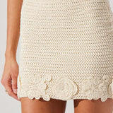 Taimi Crochet 3D Floral Skirt