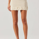 Taimi Crochet 3D Floral Skirt