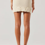 Taimi Crochet 3D Floral Skirt
