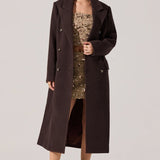 Morana Coat - Plum Brown