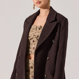 Morana Coat - Plum Brown