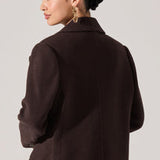Morana Coat - Plum Brown
