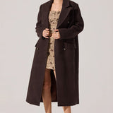 Morana Coat - Plum Brown
