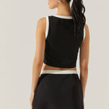 Rory Contrast Trim Top