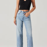 Samarra Ruched Crop Top - Black