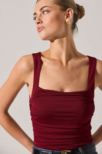 Voncile Bodysuit - Burgundy