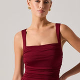 Voncile Bodysuit - Burgundy