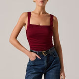Voncile Bodysuit - Burgundy