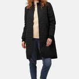 Quilted Coat - Black