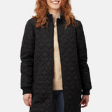 Quilted Coat - Black