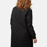 Quilted Coat - Black