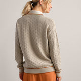 Birdie Oversized Cardigan - Dark Sand