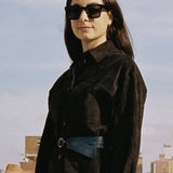 Montrose Unisex Sunglasses - Glossy Black & Hd Gray Lenses