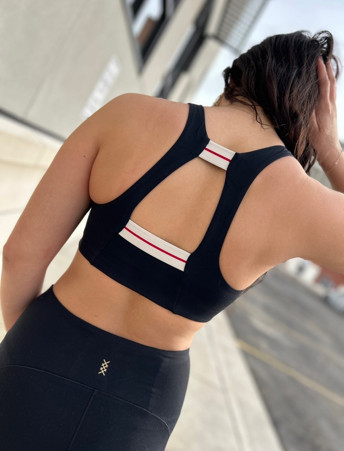 Retro Revive Sports Bra - Black