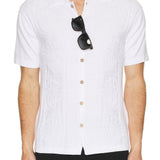 Access Knit Shirt - Vintage White