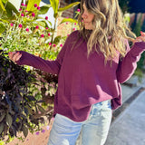 Latte Blues Thermal - Chocolate Grape