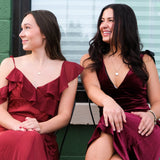 Annalis Maxi Dress - Deep Crimson