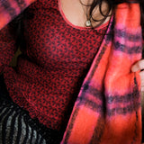 Highland Plaid Skinny Scarf