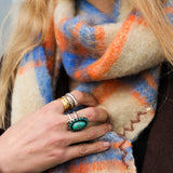 Highland Plaid Skinny Scarf