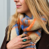 Highland Plaid Skinny Scarf