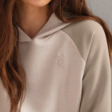 DreamGlow™ Color Block Hoodie - Beige Stone
