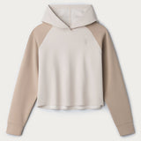 DreamGlow™ Color Block Hoodie - Beige Stone