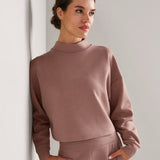 DreamGlow Cropped Mock Neck