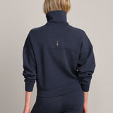 DreamGlow Half Zip Sweatshirt - Navy