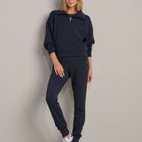 DreamGlow Half Zip Sweatshirt - Navy
