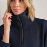 DreamGlow Half Zip Sweatshirt - Navy