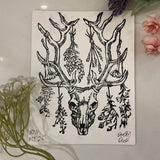 Elk Herbs Print