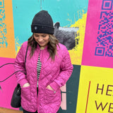 Quilt Jacket - Magenta Haze