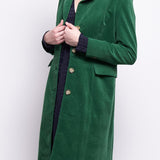 For the Re-Cord Midi Coat - Evergreen