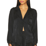 Midnight Muse Sleep Shirt - Black