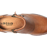 Michelle Leather Bootie - Mustard Brown